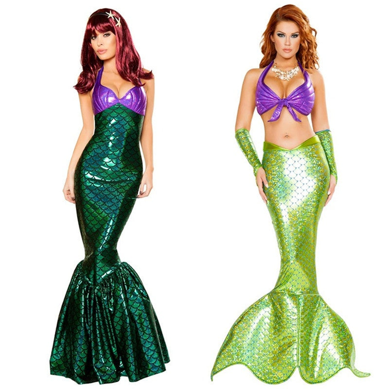 Adult Sexy Ariel Costume, Green Hot Mermaid Dress