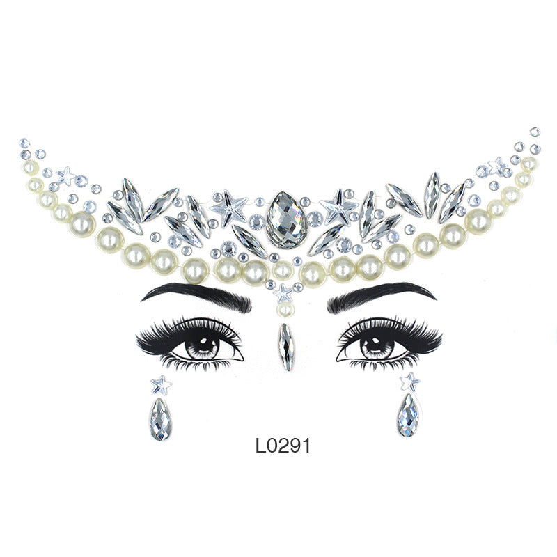 Eye Glitter Rainbow Tattoo Stickers, Sexy Breast Stickers, Colorful Diy Eye Stickers