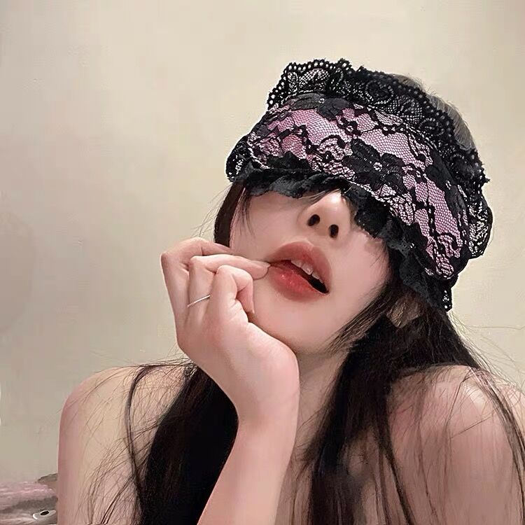 Black Lace Sexy Eye Mask Sexy Bundle Bracelet Props