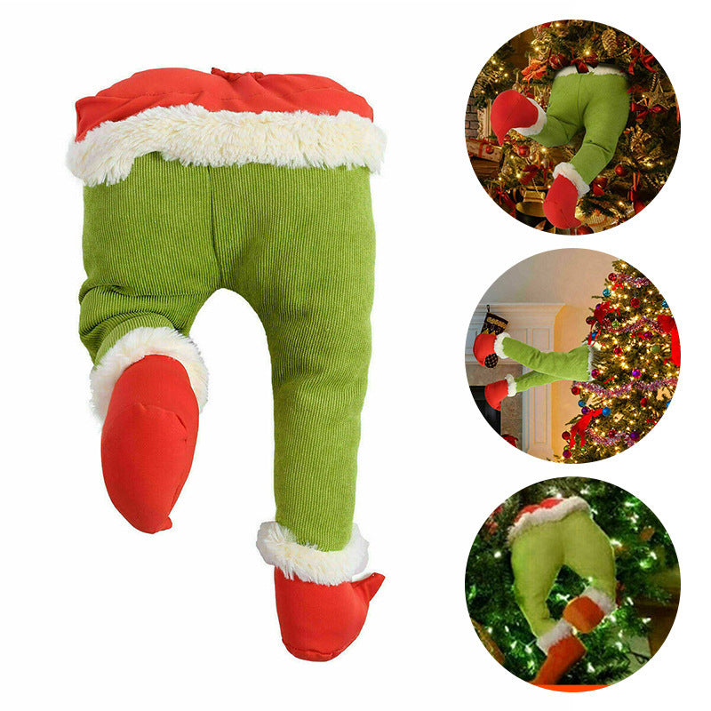 Christmas Costume Geek and Thief Green Grinch Costume Green Grinch Mask
