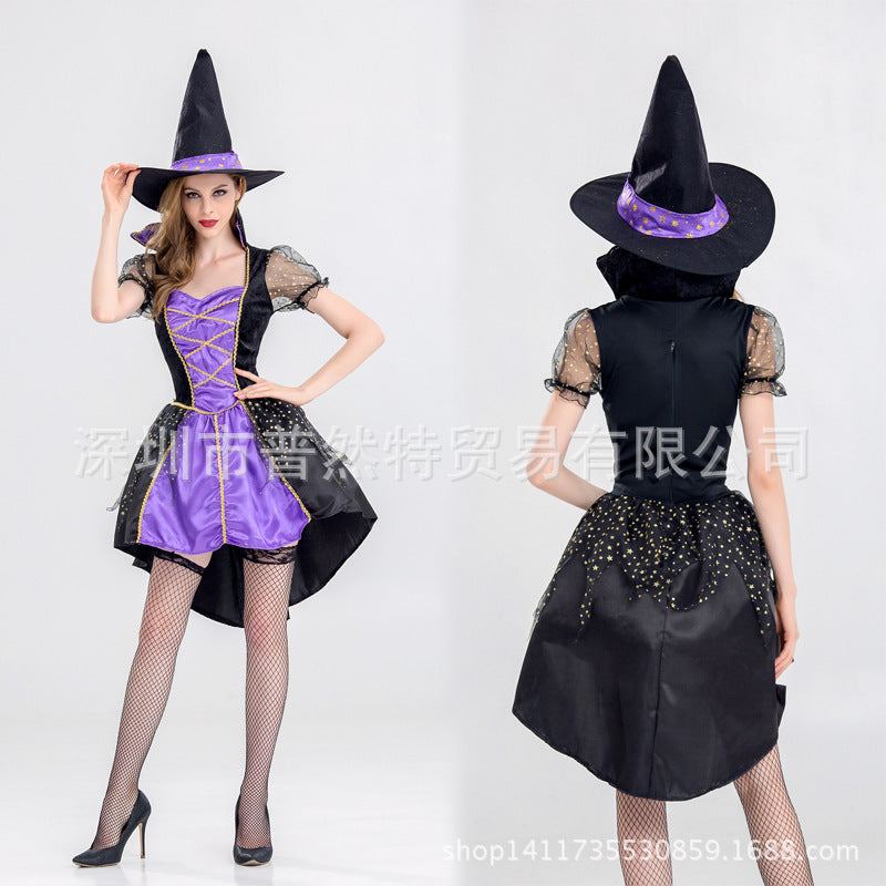 Sexy Purple Witch Costume