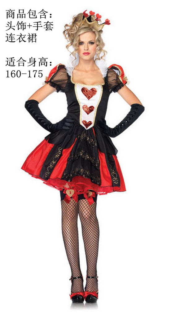 Queen Of Hearts Sexy Outfit, Sexy King Of Hearts Costume